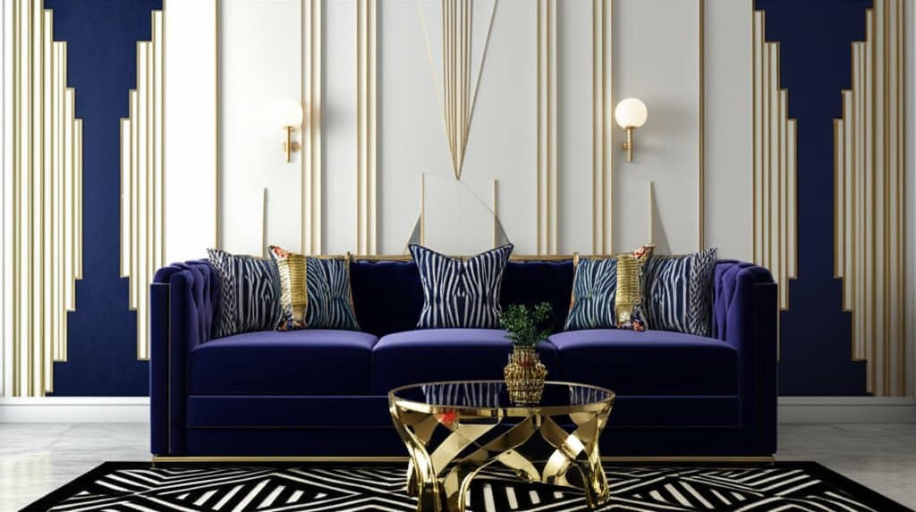 Featured image for Art Deco's Bold Geometry Transforms Bland Modern Homes