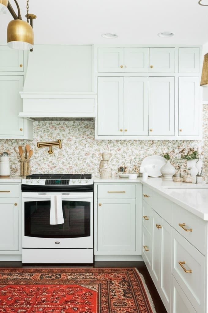 Featured image for Grandmillennial Kitchens Bring Warmth Back to Modern Homes