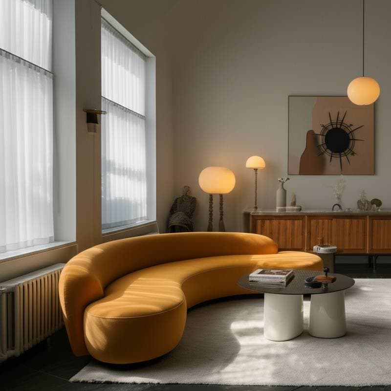 Featured image for Why 70s Space-Age Design is Reviving Modern Interiors