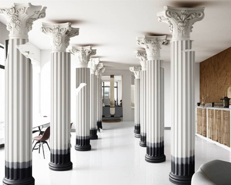 Featured image for Blending Ancient Column Forms With Modern Design