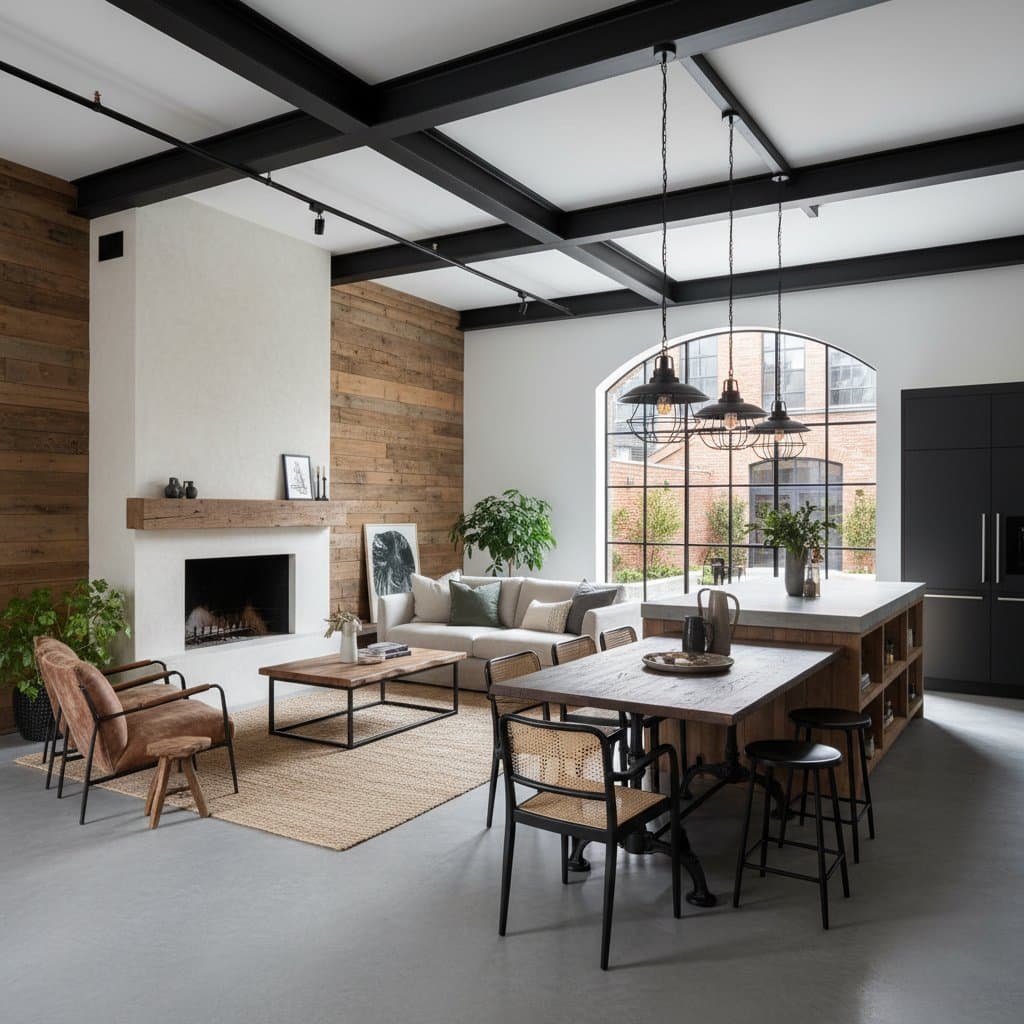 Featured image for Industrial Farmhouse Fusion Blends Rustic and Urban
