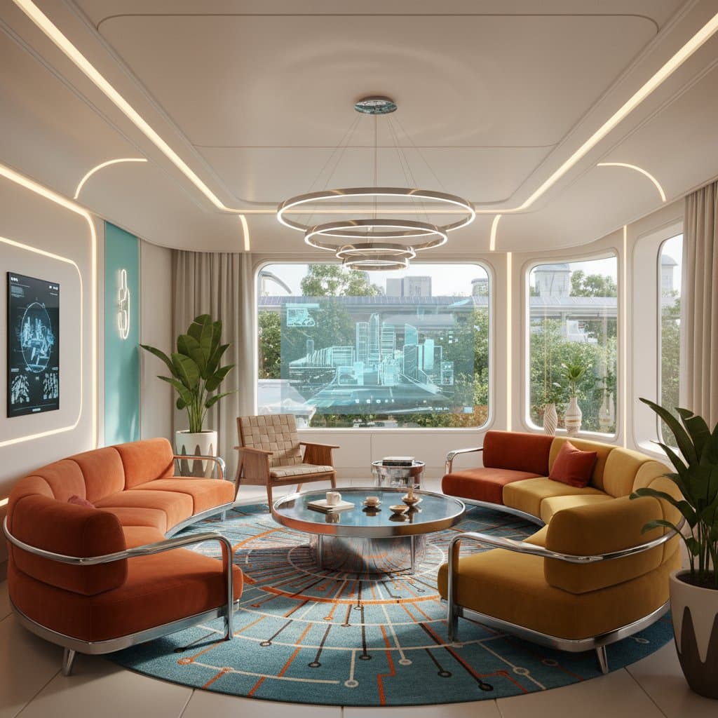 Featured image for Retro-Futurism Brings Warmth Back to Home Design