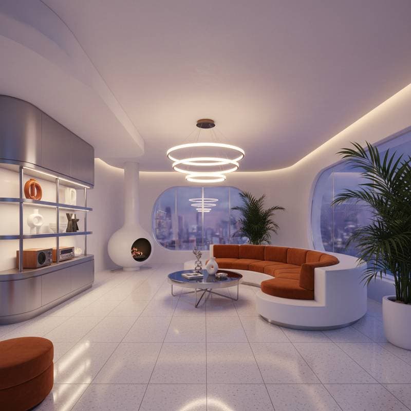 Featured image for 70s Space-Age Interior Revival Brings Bold Curves Back