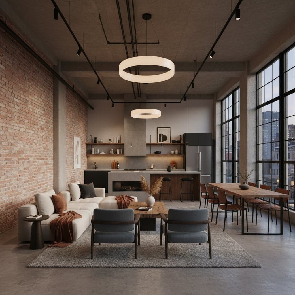 Featured image for Blending Industrial Grit with Cozy Minimal Design