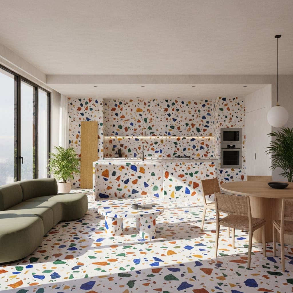 Featured image for Terrazzo Returns With Bigger Chips and Bolder Colors