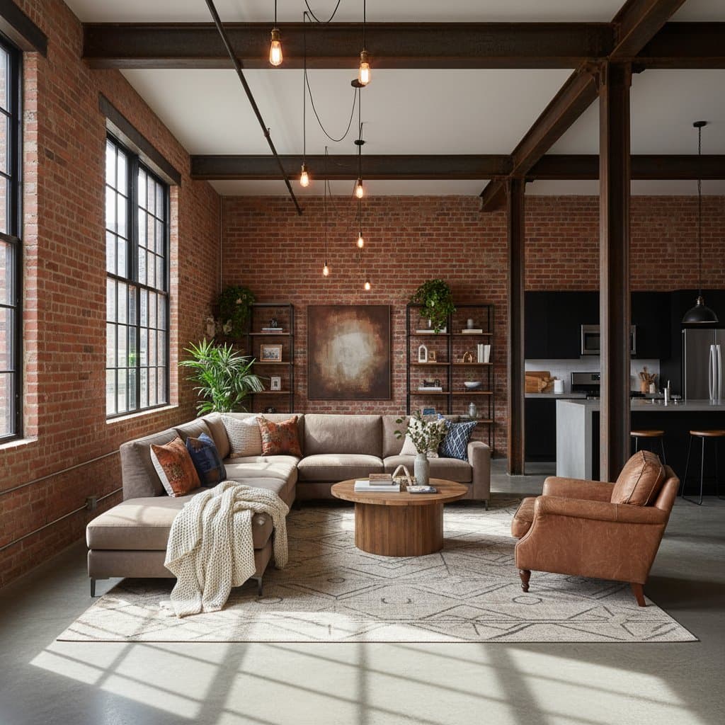 Featured image for Balancing Raw Structure With Cozy Industrial Style
