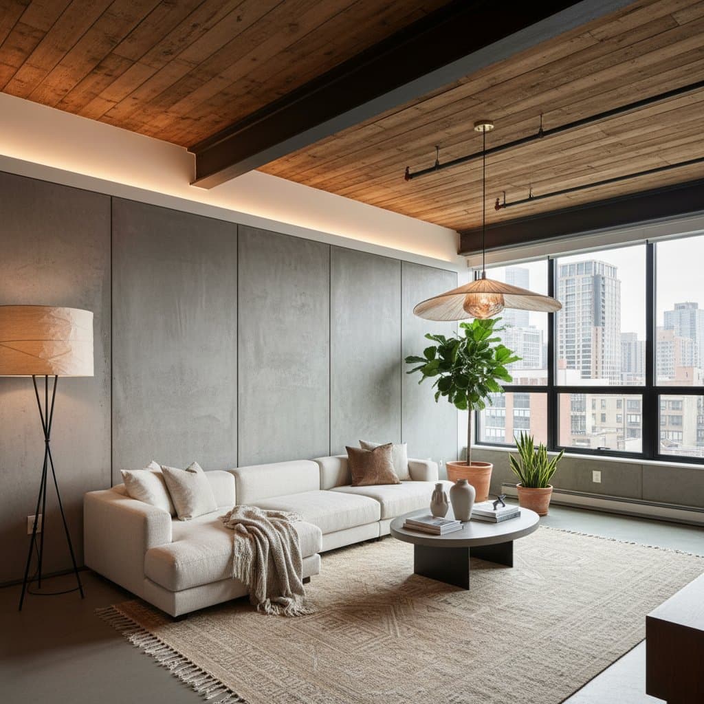 Featured image for Balance Raw Materials With Warmth in Industrial Spaces