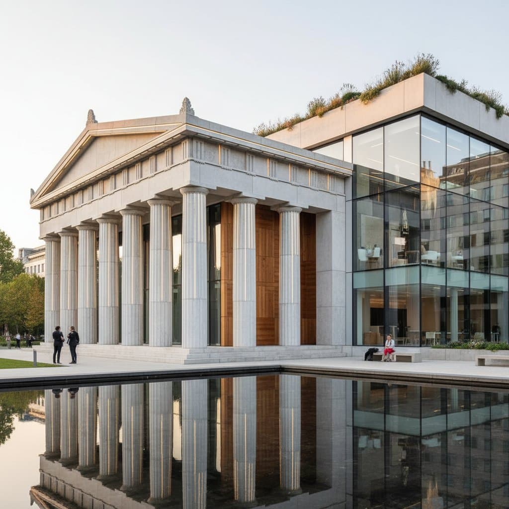 Featured image for Classical Architecture Reimagined Through Modern Materials