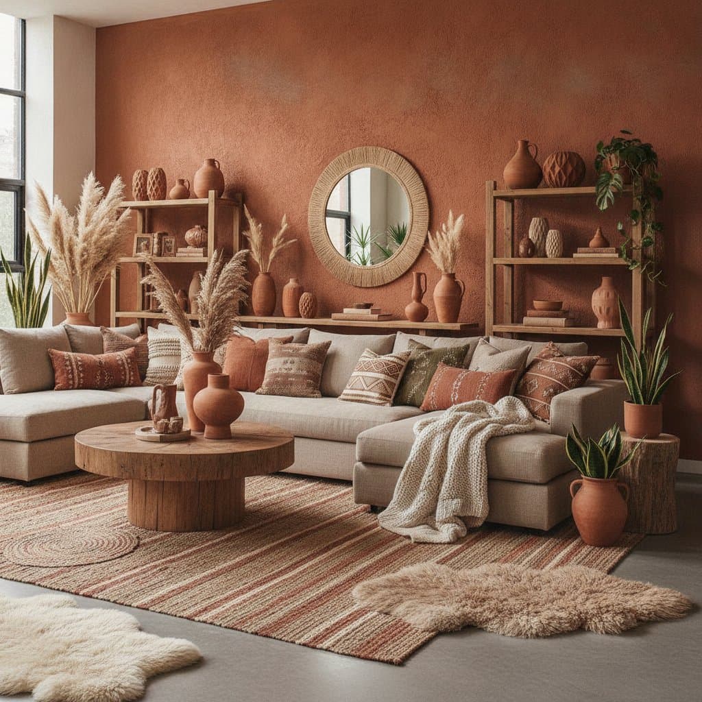 Featured image for Terracotta Brings Warmth to Earthy Maximalist Rooms