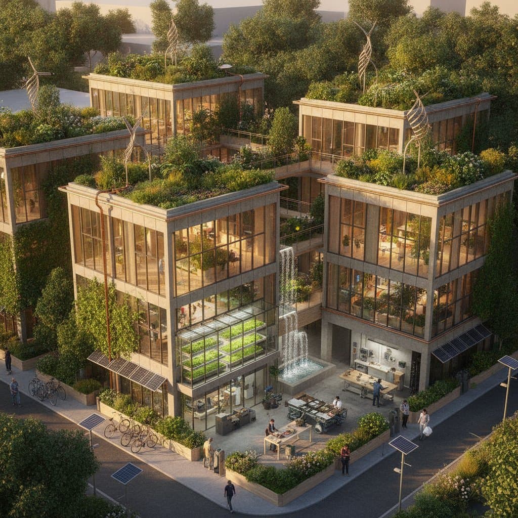 Featured image for Solarpunk Architecture: Buildings That Generate Energy and Give Back