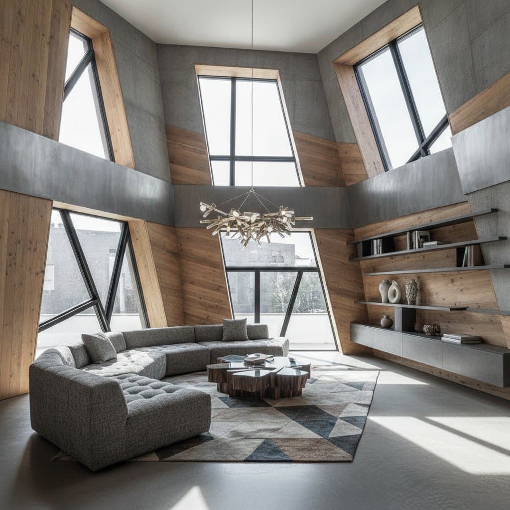 Featured image for Why Fragmented Deconstructivist Interiors Are Trending Now