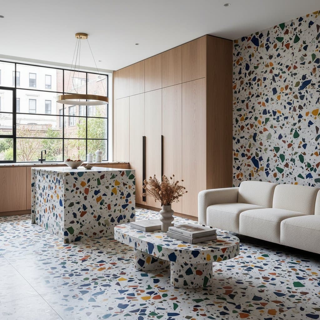 Featured image for Bold Terrazzo Returns as 2026's Statement Surface