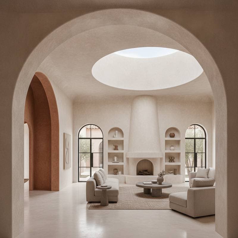 Featured image for Neo-Mediterranean Arches Soften Modern Homes in 2026
