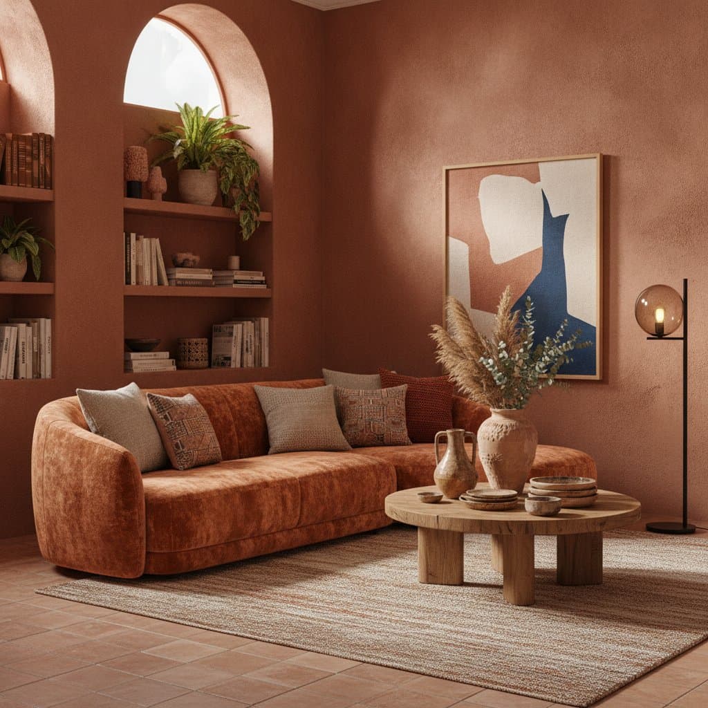 Featured image for Terracotta Textures Bring Warmth to Maximalist Homes