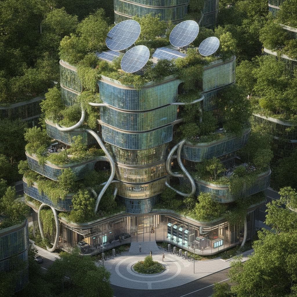 Featured image for Solarpunk Architecture: Buildings That Give Back Energy